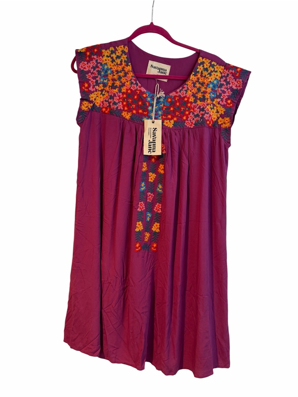 Savanna Jane size M Embroidered Summer Dress— NWT